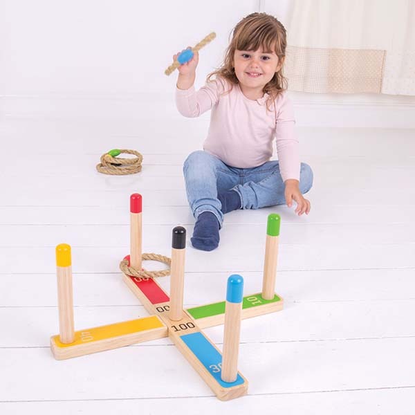 Bigjigs Toys Wooden Quoits Game