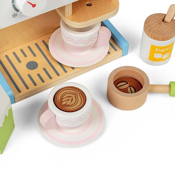 Bigjigs Toys Wooden Espresso Coffee Maker