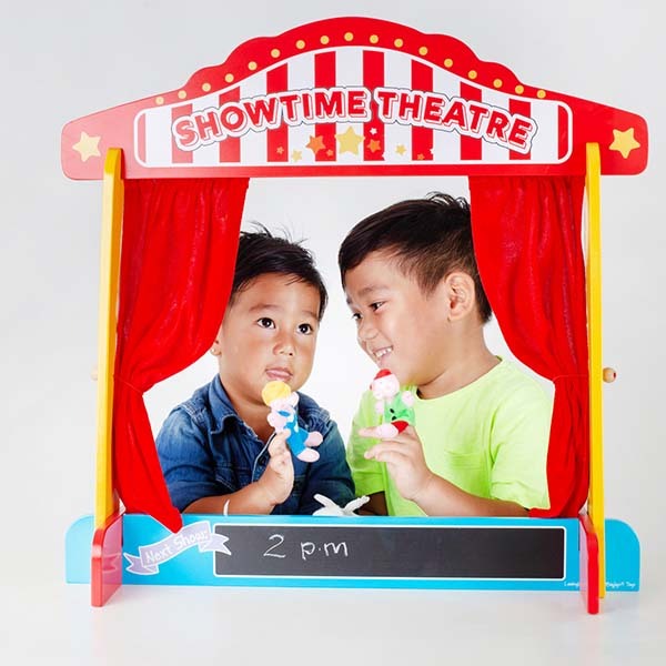 Bigjigs Toys Wooden Table Top Theatre