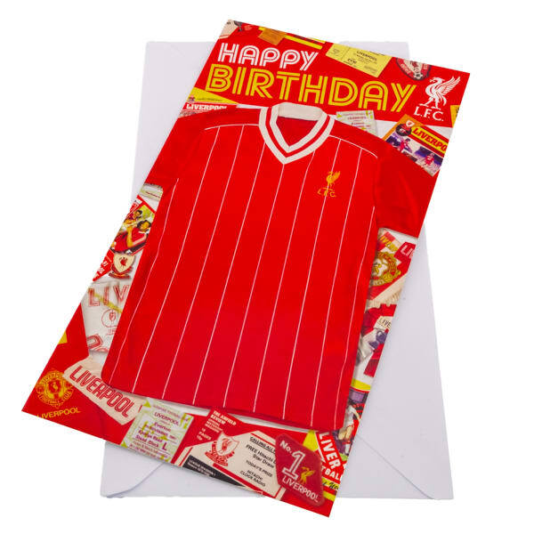 Liverpool FC Retro Birthday Card