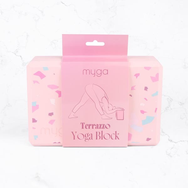 Myga Foam Yoga Block - Terrazzo