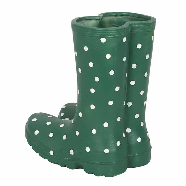 Prezzybox Dark Green Welly Boot Planter