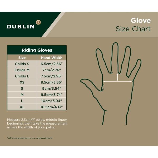 Dublin Kids Polar Fleece Riding Gloves (s Large)