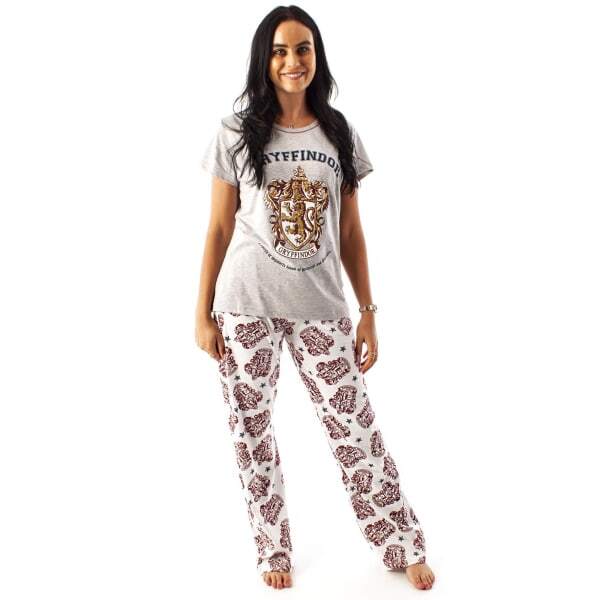 Harry Potter Womens Gryffindor Long Pyjama Set (M)