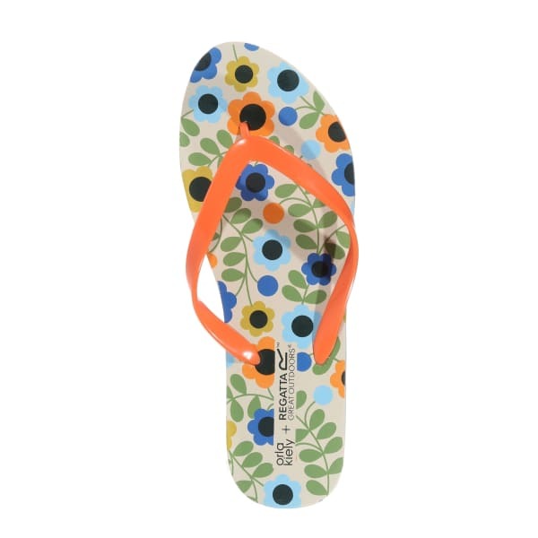 Regatta Womens Orla Kiely Floral Flip Flops (8)