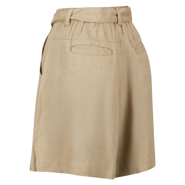 Regatta Womens Sabela Paper Bag Shorts (10)