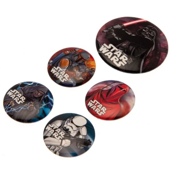 Star Wars Dark Side Badge Set (Pack of 5)