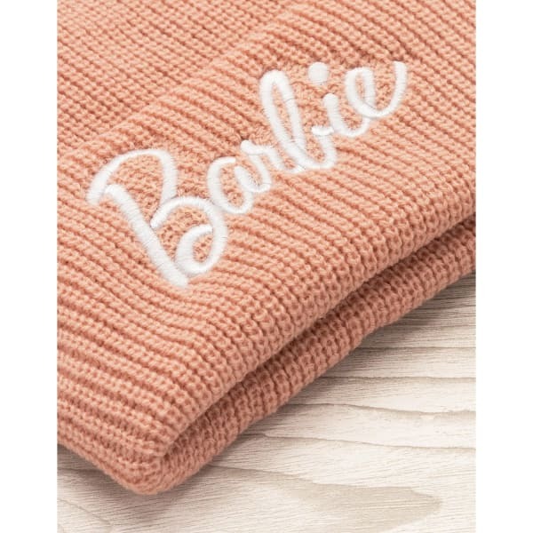 Barbie Womens Embroidered Logo Beanie