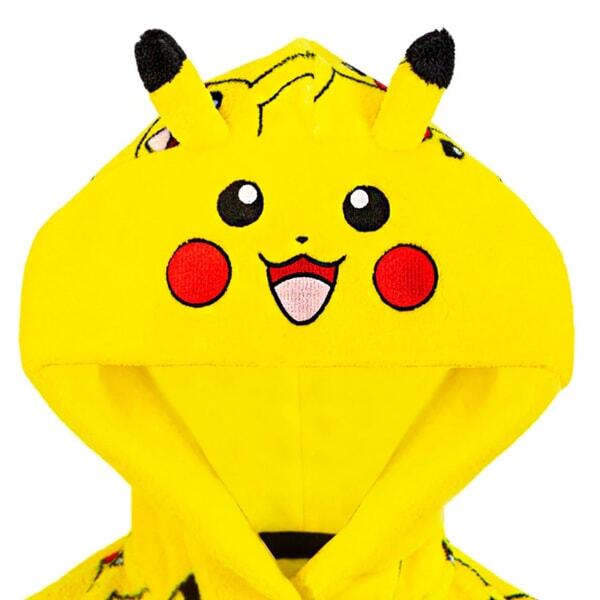 Pokemon Kids Pikachu Front Pocket Robe (11-12 Years)