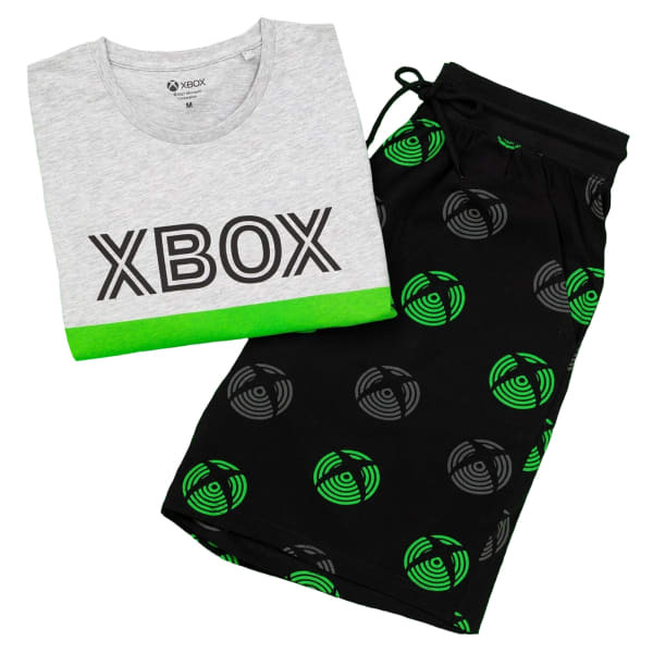 Xbox Mens Colour Block Short Pyjama Set (M)