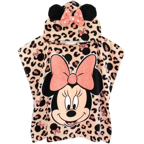 Disney Girls Minnie Mouse Swimsuit & Poncho Set (5-6 Years)