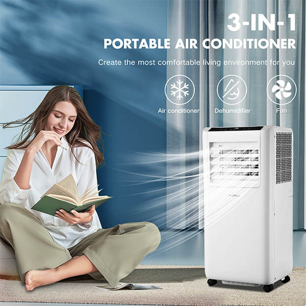 Lexent Portable Air Conditioner 7000 BTU Dehumidifier 20L