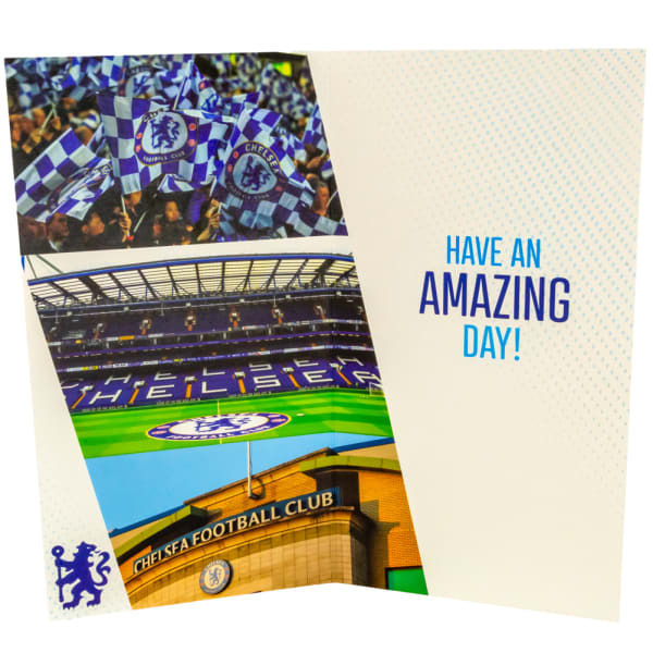 Chelsea FC Customisable Birthday Card