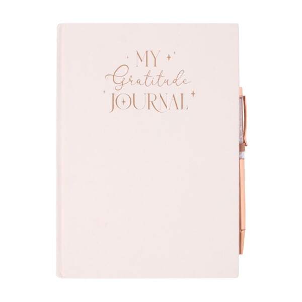 Something Different Gratitude Rose Quartz Diary And Pen