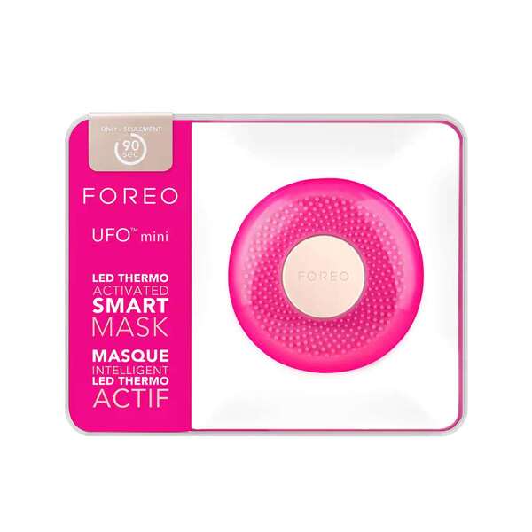 FOREO UFO Mini Face Mask Treatment for Dry Skin, Fuchsia