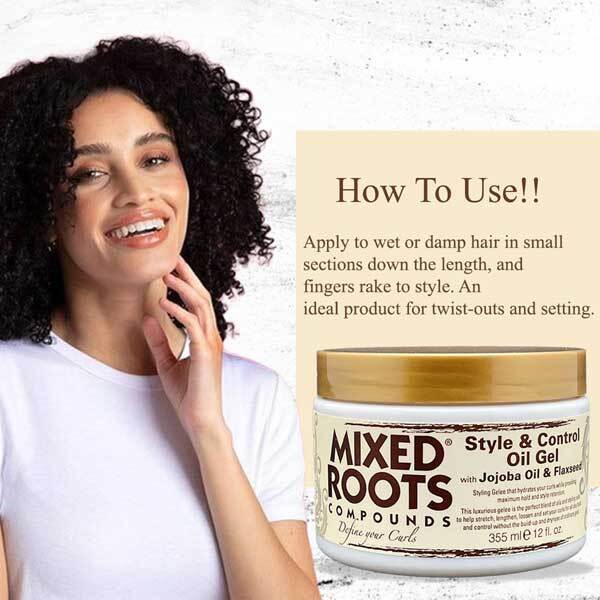 Mixed Roots - Compounds Style & Control Oil Gel With Jojoba