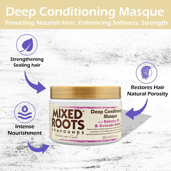 Mixed Roots - Compounds Deep Conditioning Masque With Babass