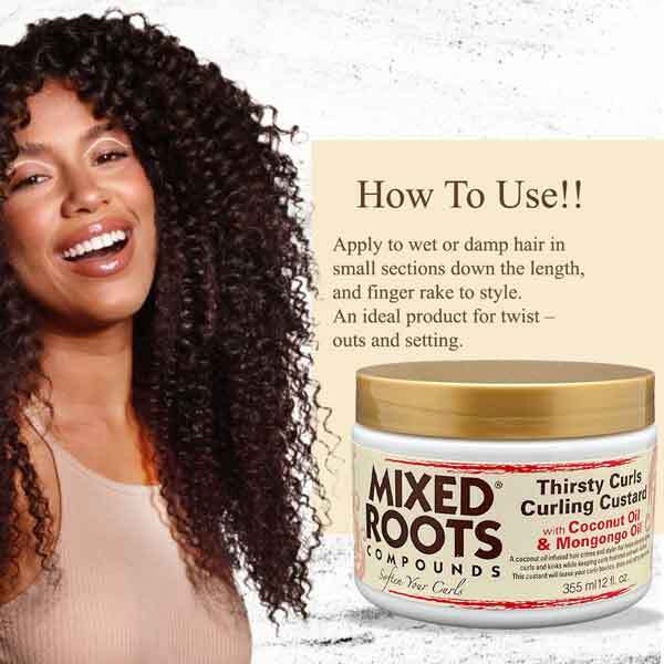 Mixed Roots - Compounds Thirsty Curls Curling Custard With C