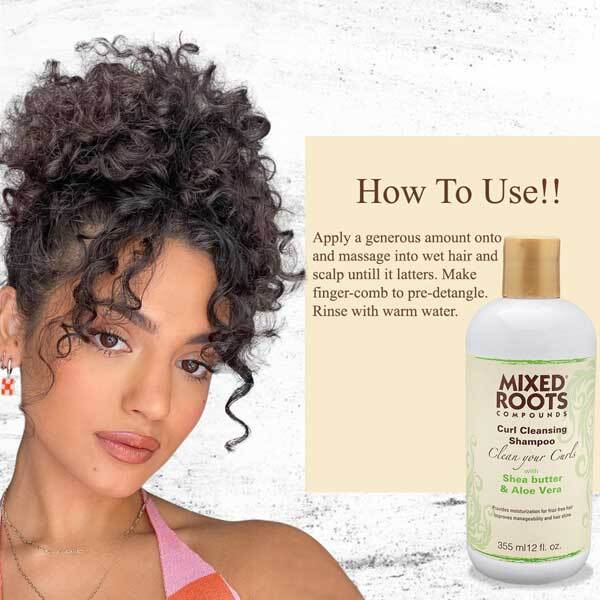 Mixed Roots - Compounds Curls Cleansing Shampoo With Shea Bu