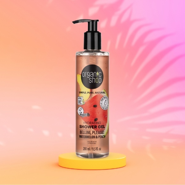 Organic Shop BelliniPlease  ShowerGel Watermelon&Peach 280ml