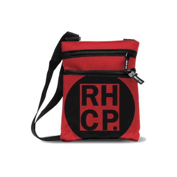 Rock Sax Red Square Red Hot Chili Peppers Crossbody Bag