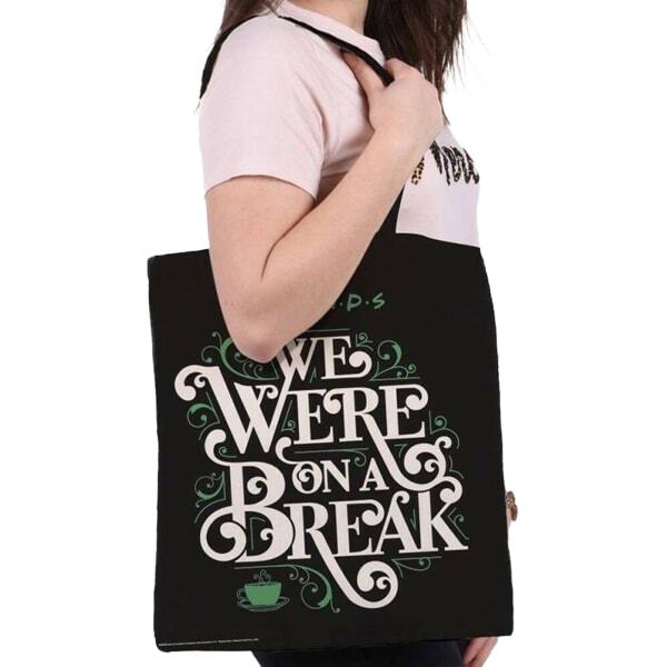 Friends We Were On A Break Canvas Tote Bag