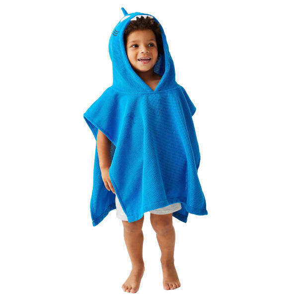 Regatta Kids Bubbles The Shark Hooded Towel (1-3 Years)