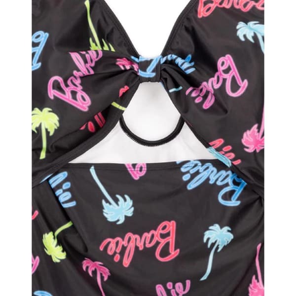 Barbie Womens Palm Tree Logo One Piece Swimsuit (XL)