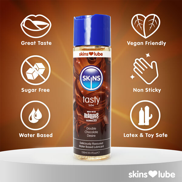 Skins Double Chocolate Water Based Lubricant (130ml)