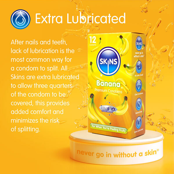 Skins Condoms Banana 12 Pack