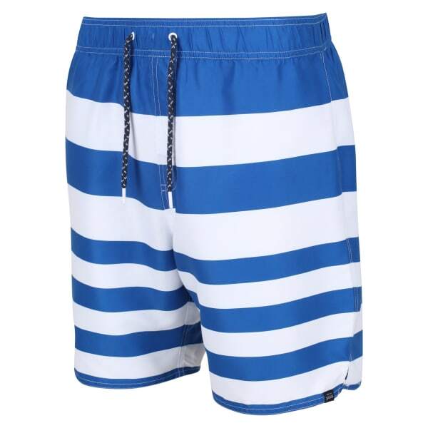 Regatta Mens Hamza Striped Swim Shorts (XXL)