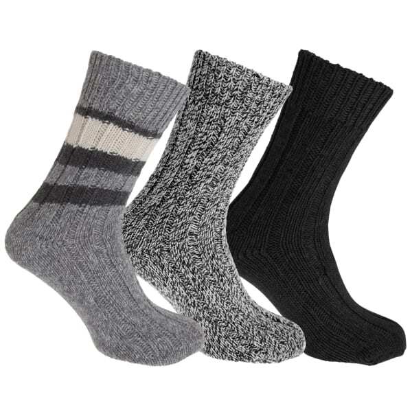 Floso Adults Wool Rich Socks (3 Pairs) (4-7)