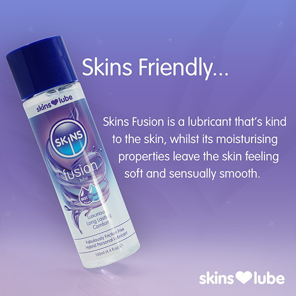 Skins Fusion Hybrid Silicone and Water Based Lubricant 130ml