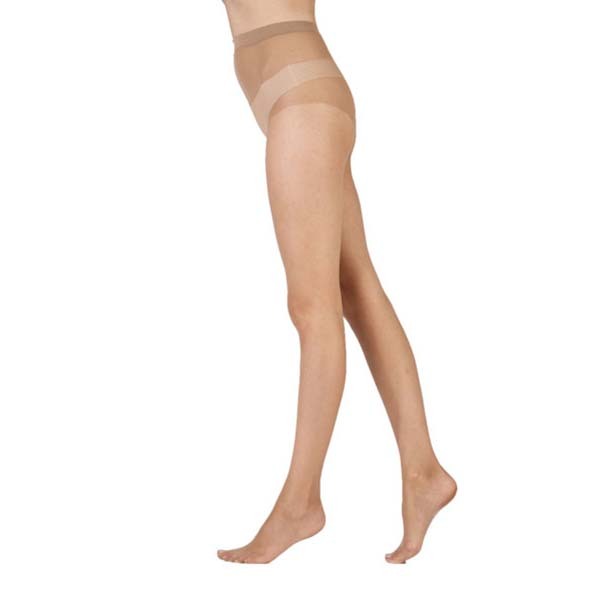 Pretty Polly Naturals 8D Sandal Toe Tights Sunkissed - M/L