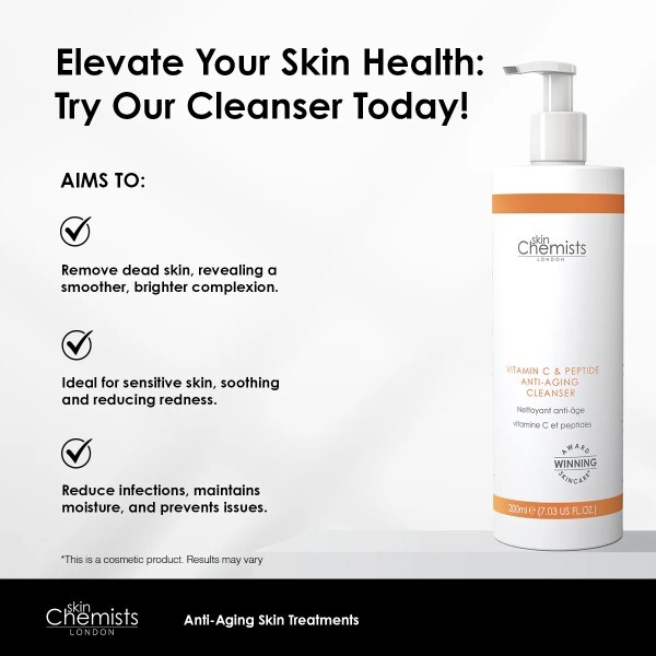 skinChemists Vitamin C & Peptide Cleanser 200ml