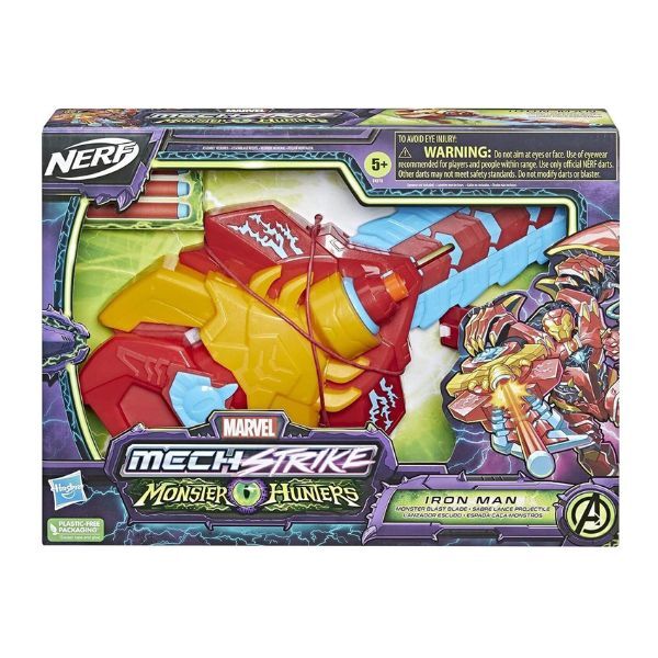 Nerf Avengers Mech Strike Monster Hunters Iron Man