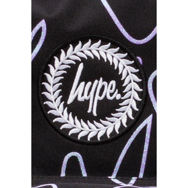 Hype Glitter Scribble Hearts Backpack