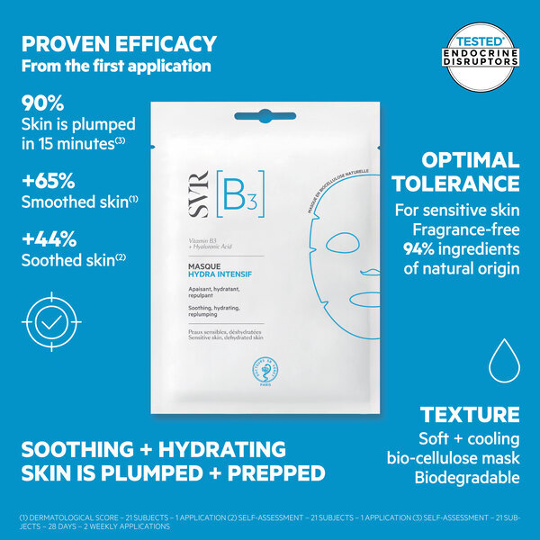 SVR [B3] Hydra Intensive Replenishing Sheet Mask 150 ml