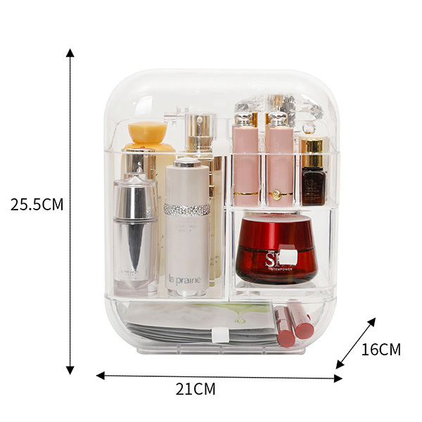 Livingandhome Large Acrylic Transparent Makeup Organizer