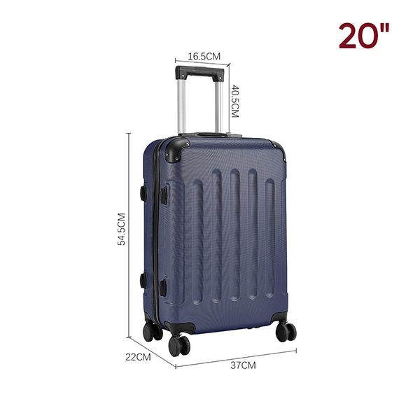 Livingandhome Hardside Spinner Suitcase 20"