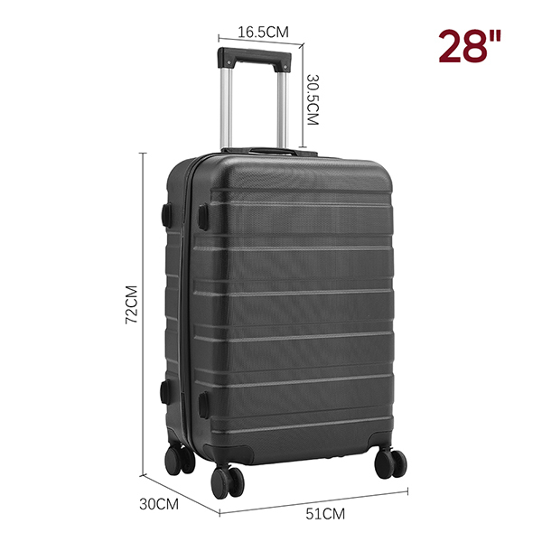 Livingandhome Hardshell Luggage Travel Suitcase 28"