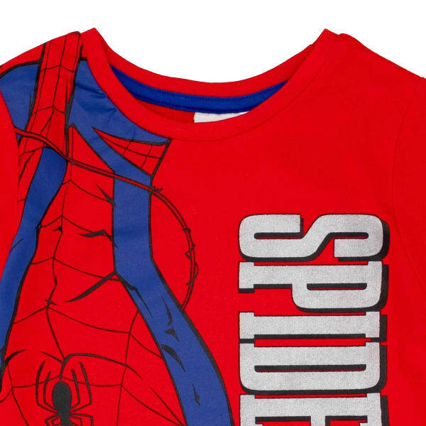 Spider-Man Boys Contrast Short Pyjama Set (3-4 Years)