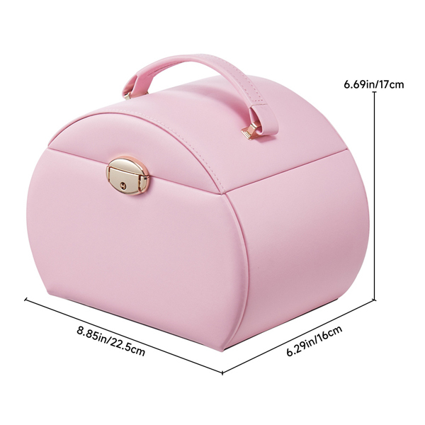 Livingandhome Stylish Jewellery Box with Handle