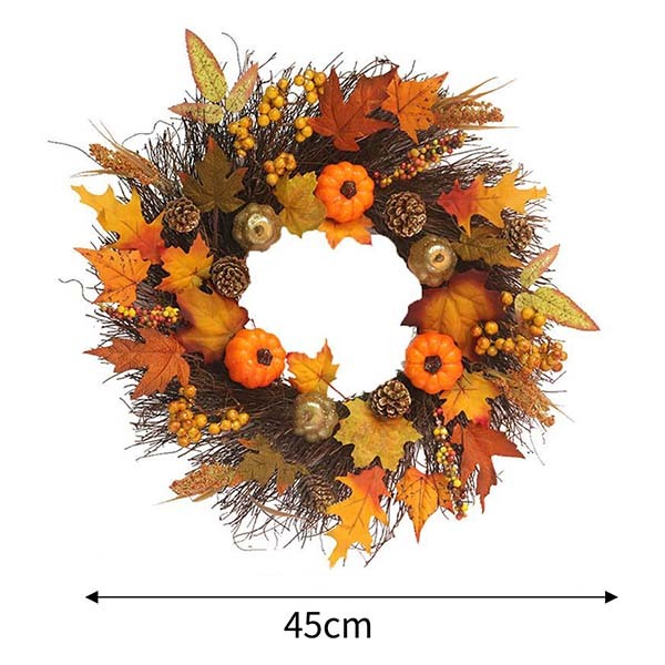 Livingandhome Halloween Prelit Wreath Decorations