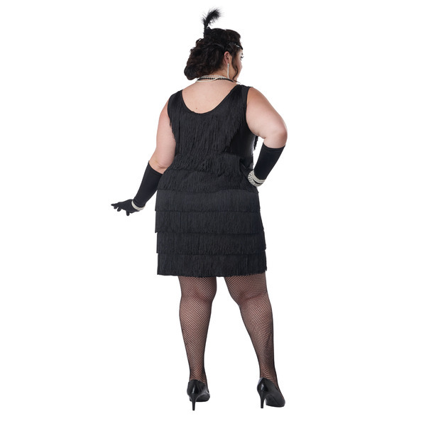 California 20s Fashion Flapper Costume (Plus Size) Plus 1X