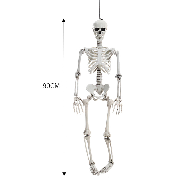 Livingandhome Halloween Full Body Skeleton Prop Decoration