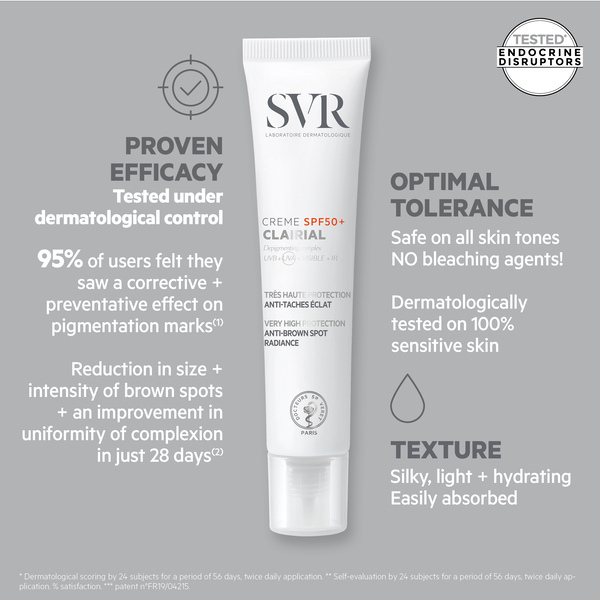 SVR CLAIRIAL SPF50+ Daily UV Hyperpigmentation Cream 40ml