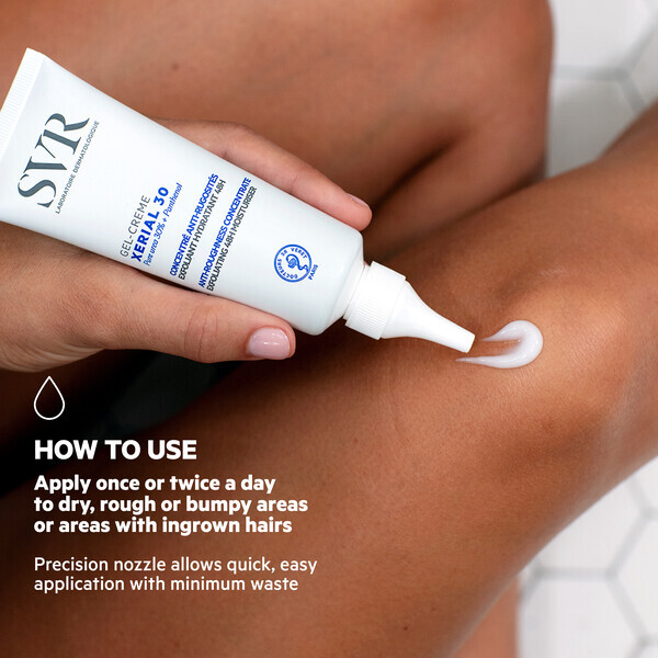 SVR XERIAL 30 Concentrated Gel-Cream for Ingrown Hairs 75ml