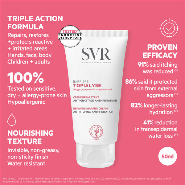 SVR TOPIALYSE Protective Anti-Chafing Barrier Cream, 50ml