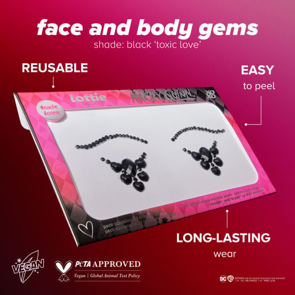 Lottie London x Harley Quinn Toxic Love Face & Body Gems